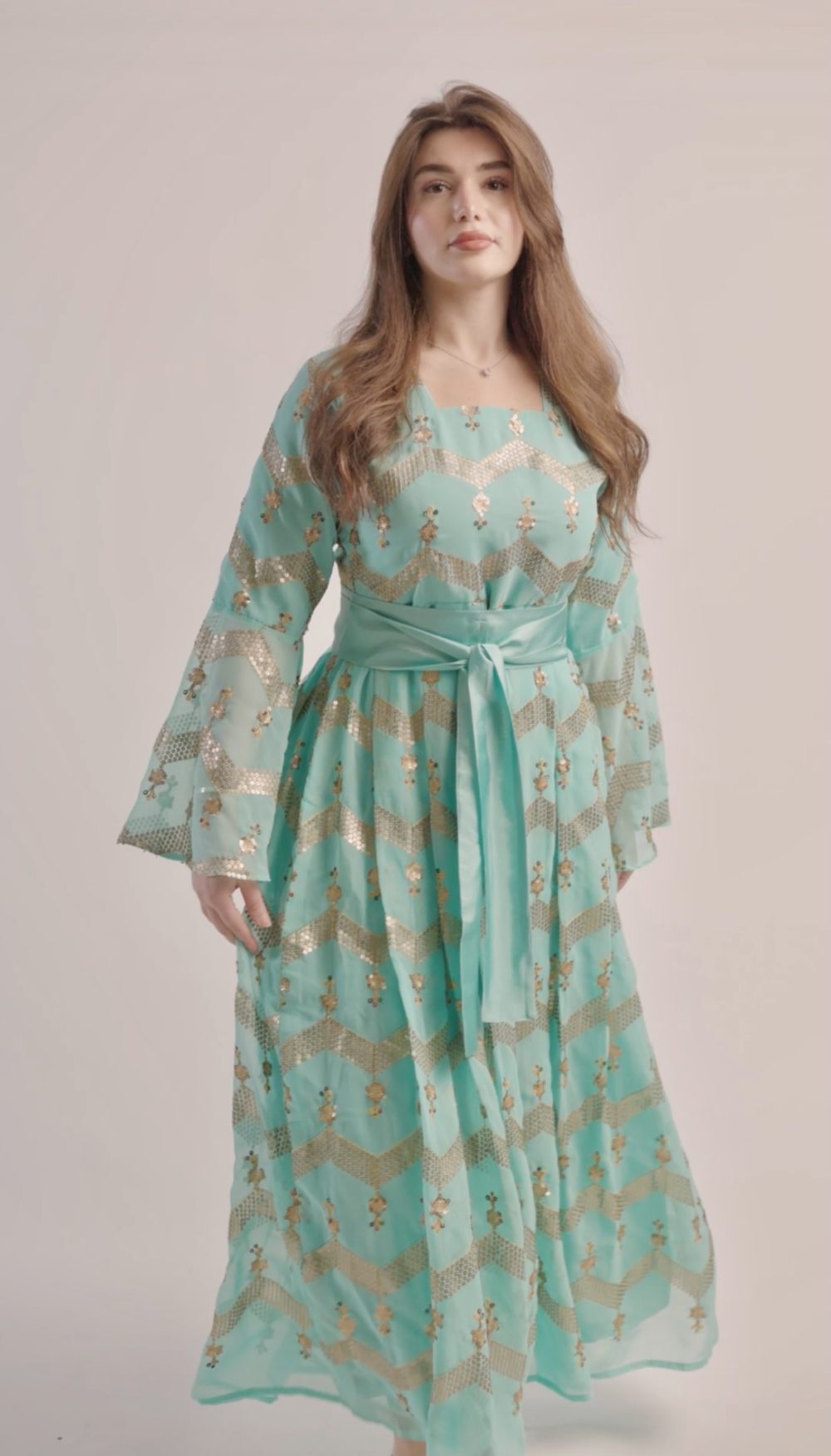 دراعه شيفون شك ترتر